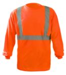 Picture of Occunomix LUX-LST2BX LONG SLEEVE WICKING BIRDSEYE X-BACK T-SHIRT