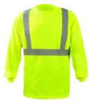 Picture of Occunomix LUX-LST2BX LONG SLEEVE WICKING BIRDSEYE X-BACK T-SHIRT