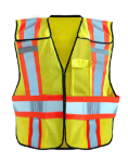 Picture of Occunomix LUX-SC2TB MESH TWO-TONE EXPANDABLE 5-PT. BREAK-AWAY VEST