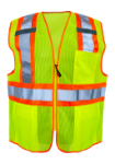 Picture of Occunomix LUX-SSCLC2Z MESH TWO-TONE VEST w/ZIPPER