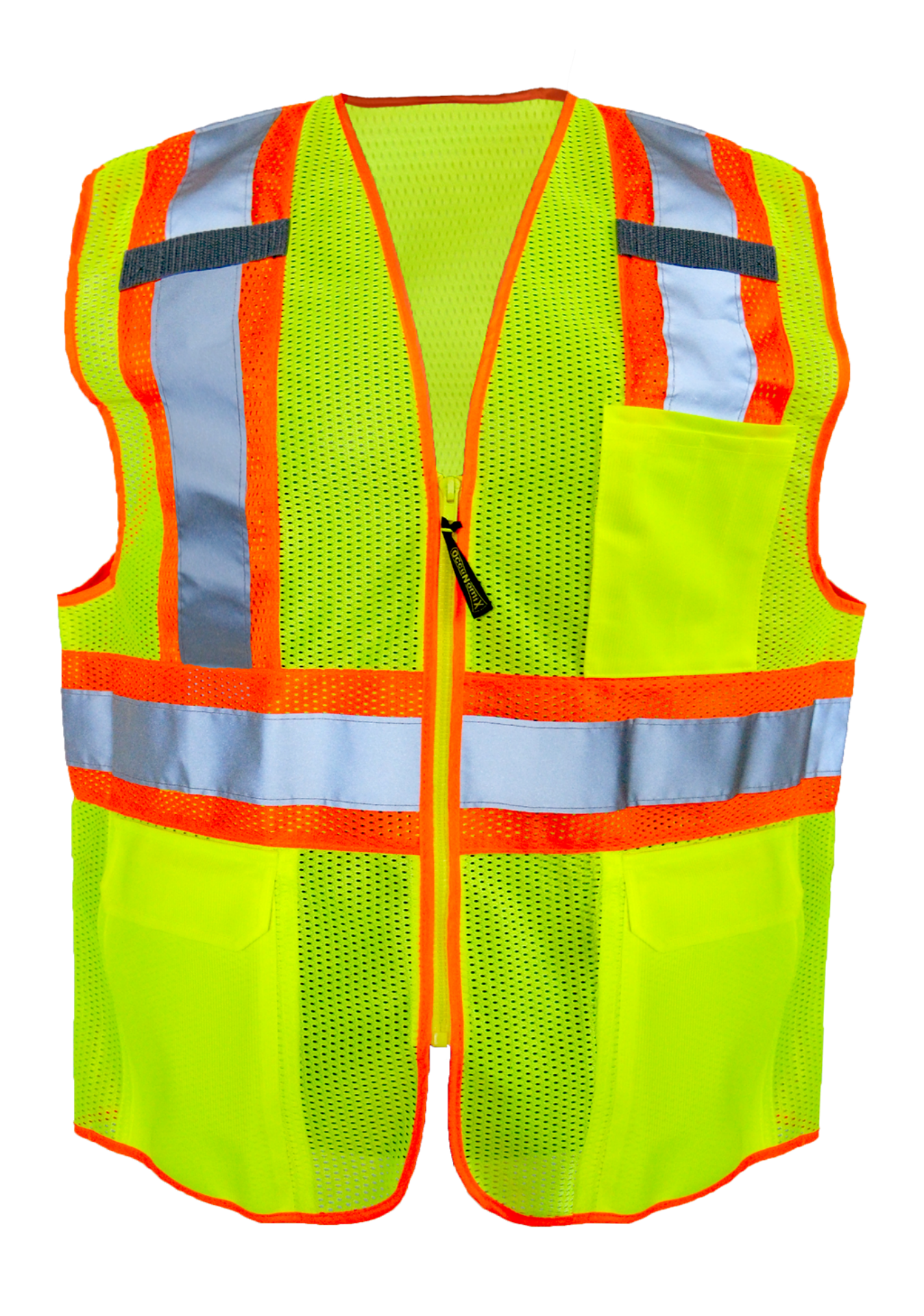 Picture of Occunomix LUX-SSCLC2Z MESH TWO-TONE VEST w/ZIPPER