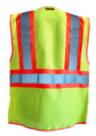 Picture of Occunomix LUX-SSCLC2Z MESH TWO-TONE VEST w/ZIPPER