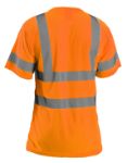Picture of Occunomix LUX-SSETP3B SHORT SLEEVE DUAL STRIPE WICKING BIRDSEYE T-SHIRT w/POCKET