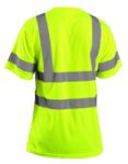 Picture of Occunomix LUX-SSETP3B SHORT SLEEVE DUAL STRIPE WICKING BIRDSEYE T-SHIRT w/POCKET