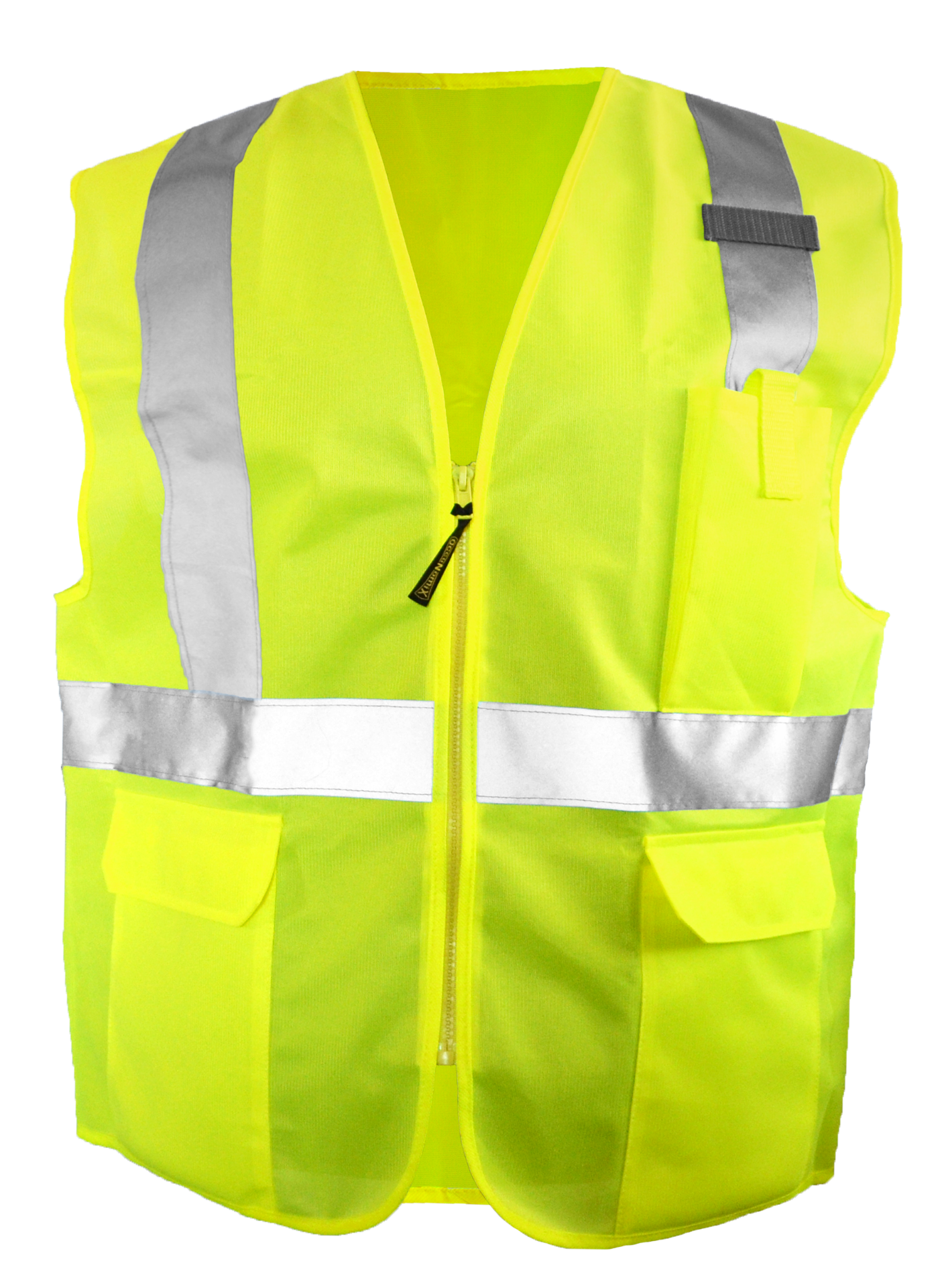 Picture of Occunomix LUX-SSGZ SOLID STANDARD VEST w/ZIPPER