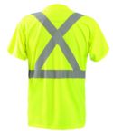 Picture of Occunomix LUX-SSTP2BX SHORT SLEEVE WICKING BIRDSEYE X-BACK T-SHIRT w/POCKET