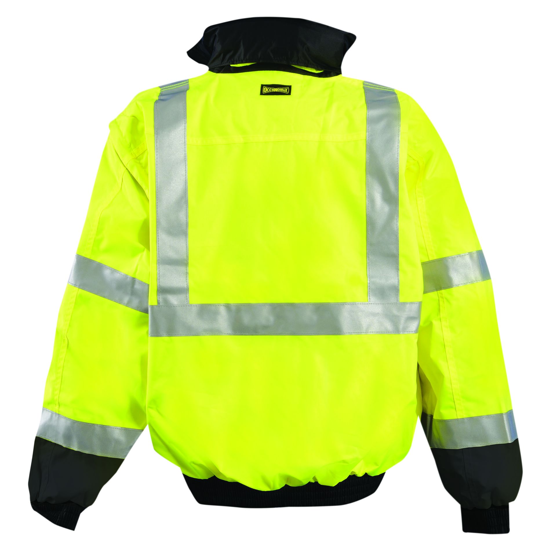 Picture of Occunomix LUX-TJBJ-B 4-IN-1 BLACK BOTTOM FLEECE BOMBER JACKET