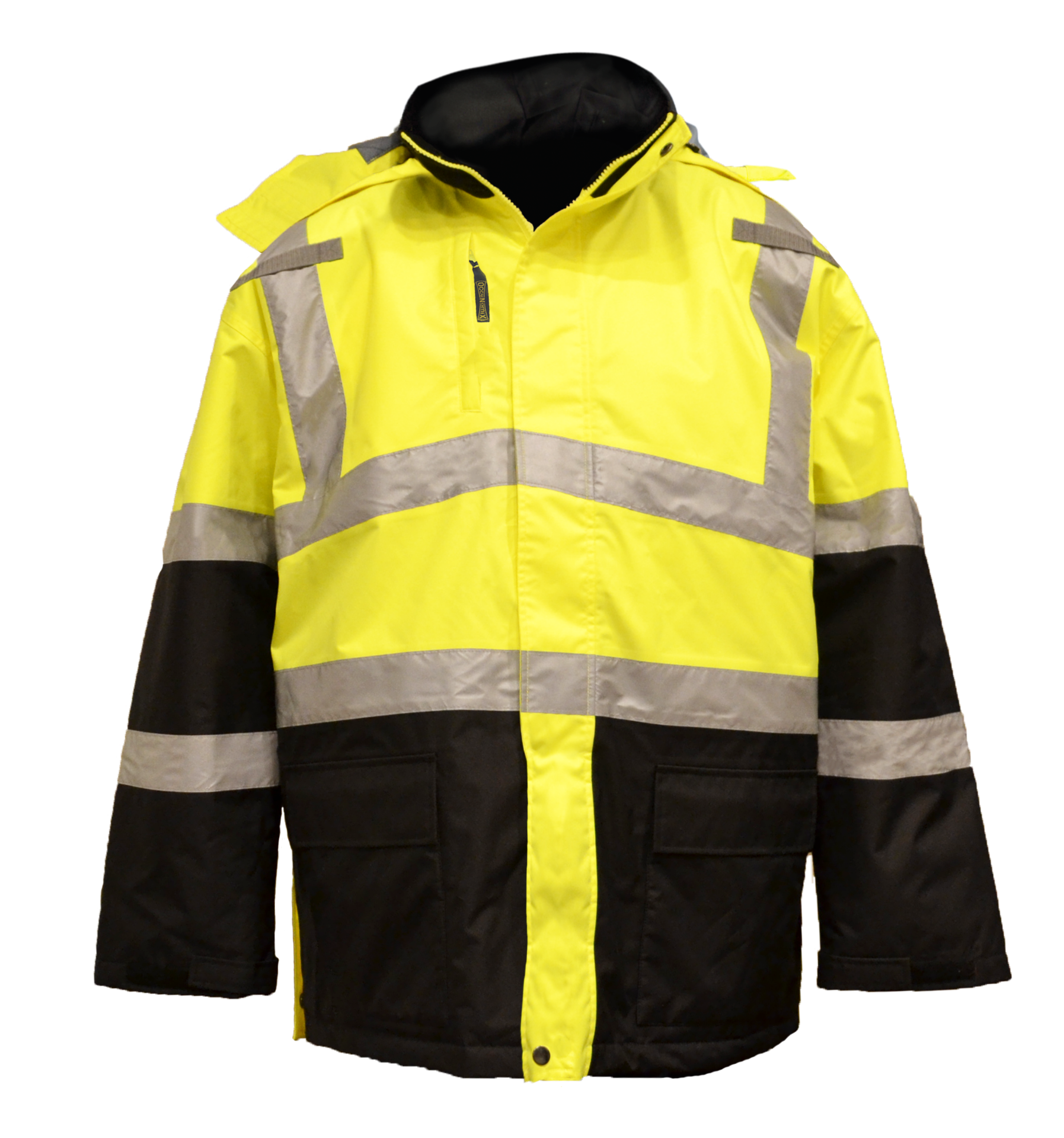 Picture of Occunomix LUX-TJCW INSULATED BLACK BOTTOM PARKA