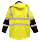 Picture of Occunomix LUX-TJCW INSULATED BLACK BOTTOM PARKA