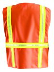 Picture of Occunomix LUX-XTRANS SOLID TWO-TONE SURVEYOR VEST w/ZIPPER