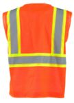 Picture of Occunomix TSE-IM2TZ MESH SELF-EXTINGUISHING TWO-TONE VEST w/QUICK RELEASE ZIPPER
