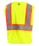 Picture of Occunomix TSE-IM2TZ MESH SELF-EXTINGUISHING TWO-TONE VEST w/QUICK RELEASE ZIPPER