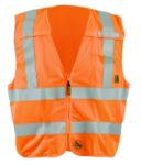 Picture of Occunomix TSE-IMBZX MESH SELF-EXTINGUISHING X-BACK BREAKAWAY VEST w/QUICK RELEASE ZIPPER