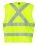 Picture of Occunomix TSE-IMBZX MESH SELF-EXTINGUISHING X-BACK BREAKAWAY VEST w/QUICK RELEASE ZIPPER