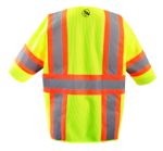 Picture of Occunomix TSE-IMZ32T MESH SELF-EXTINGUISHING TWO-TONE VEST w/QUICK RELEASE ZIPPER