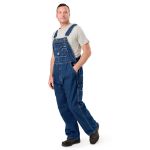Picture of Berne  B910 Heritage Unlined Washed Denim Bib Overall
