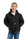 Picture of Berne  BHJ61 Youth Highland Softstone Duck Hooded Jacket
