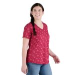 Picture of Berne  BSW40 Women's Performance V-Neck Short Sleeve T-Shirt