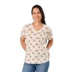 Picture of Berne  BSW40 Women's Performance V-Neck Short Sleeve T-Shirt
