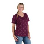 Picture of Berne  BSW40 Women's Performance V-Neck Short Sleeve T-Shirt