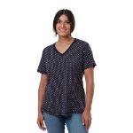 Picture of Berne  BSW40 Women's Performance V-Neck Short Sleeve T-Shirt