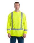 Picture of Berne  HVK013 Hi Vis Class 3 Performance Long Sleeve T-Shirt