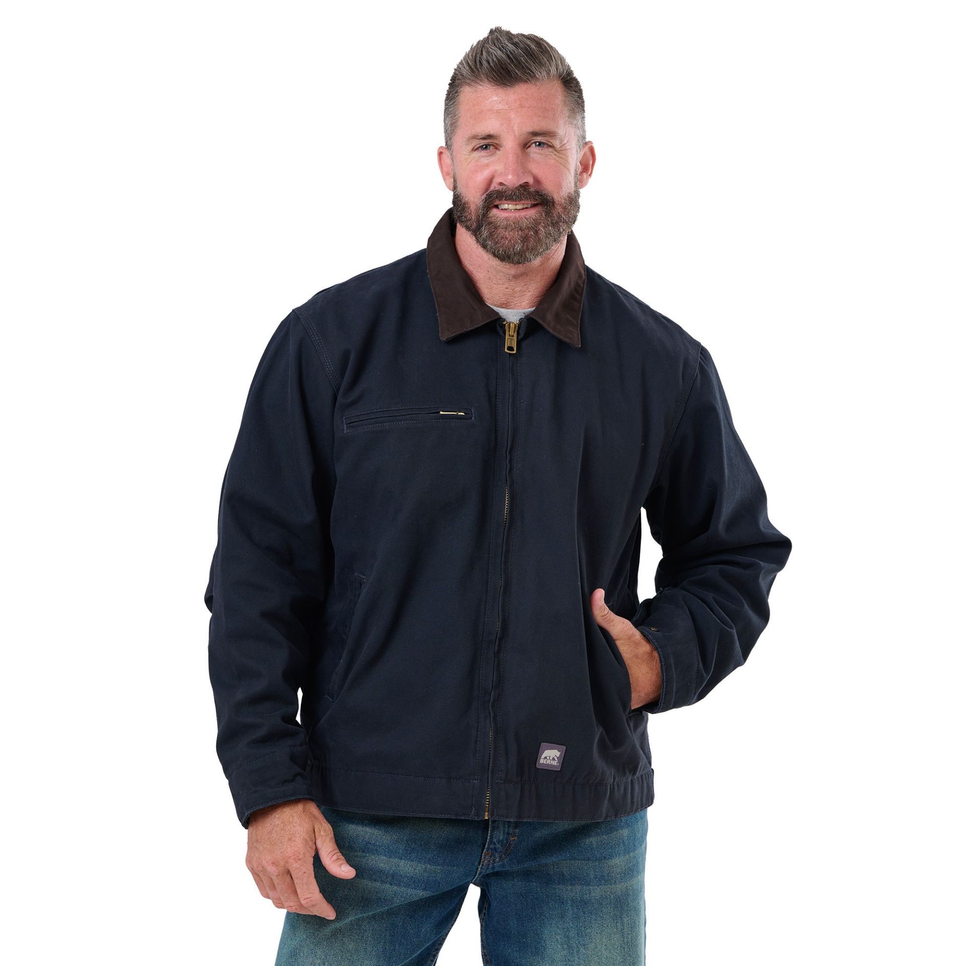 Picture of Berne  J374 Highland Washed Gasoline Jacket