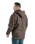 Picture of Berne  JC613 Heartland Washed Duck Zip-Off Hooded Work Coat