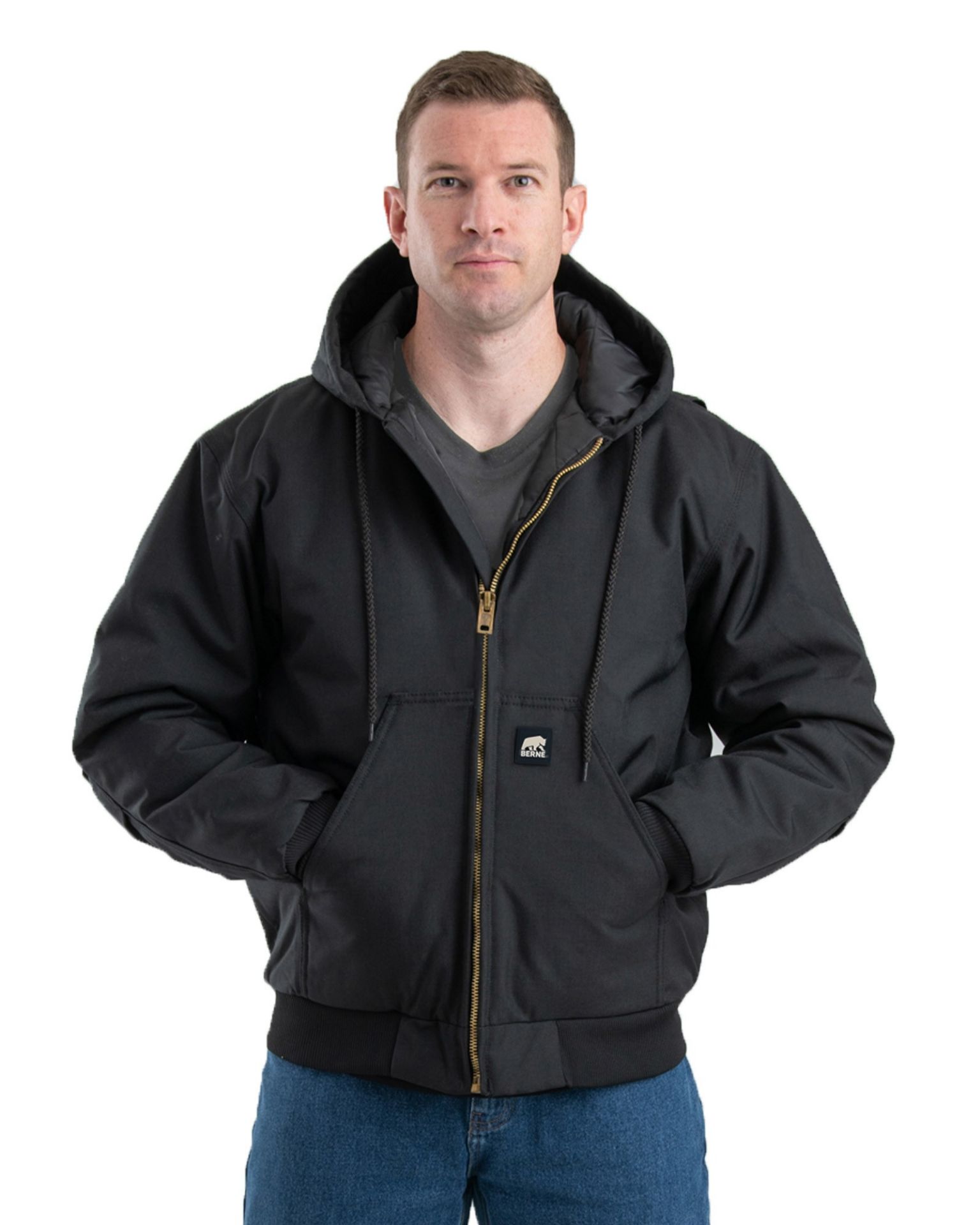 Picture of Berne  NJ51 Icecap Insulated Hooded Work Jacket