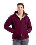 Picture of Berne  WHJ43 Women's Sherpa-Lined Softstone Duck Hooded Jacket