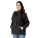 Picture of Berne  WHJ45 Women's Softstone Micro-Duck Hooded Coat