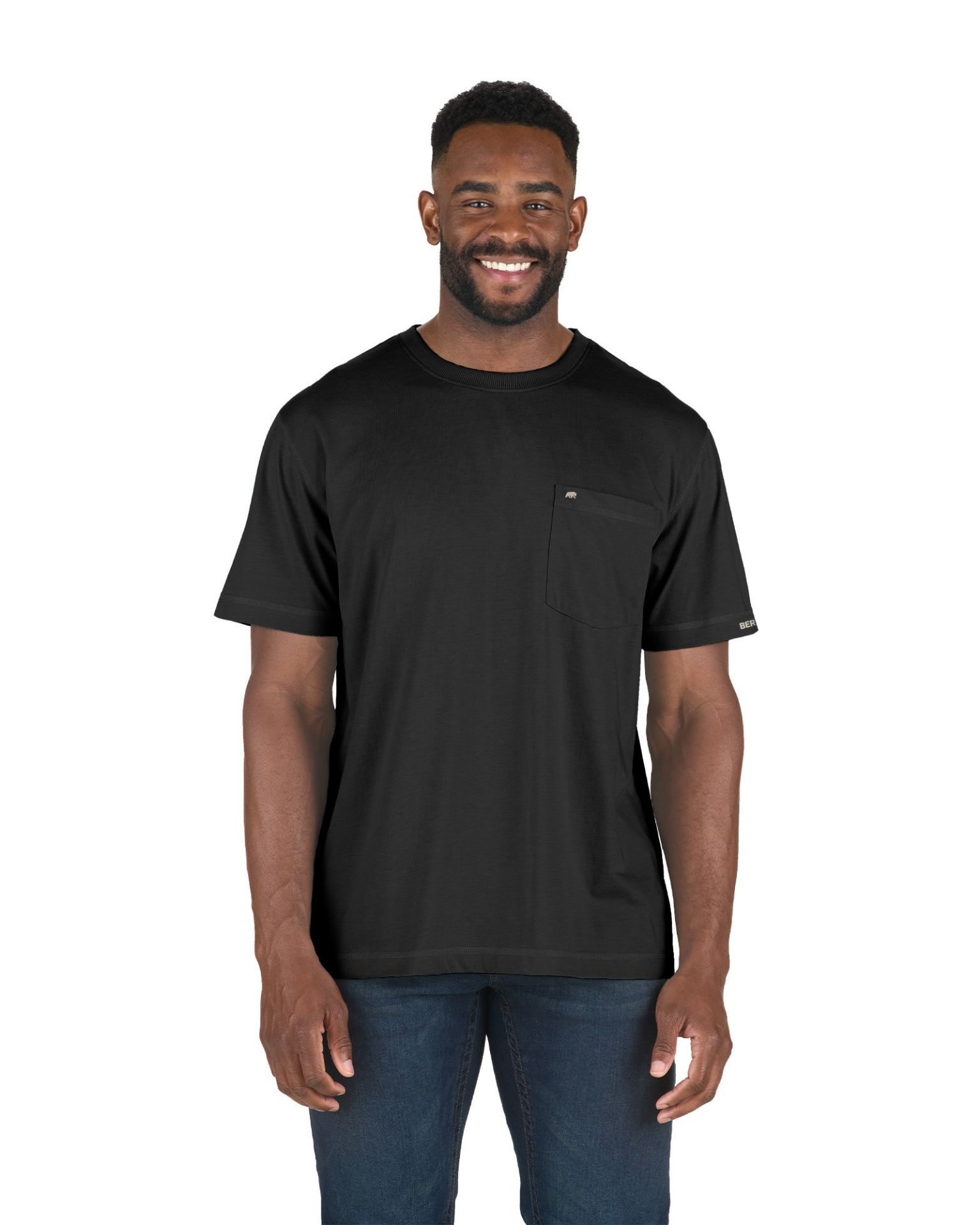 Picture of Berne  BSM38 Performance Short Sleeve Pocket T-Shirt