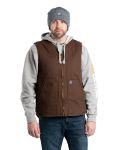 Picture of Berne  VW531 Heartland Sherpa-Lined Washed Duck V-Neck Vest