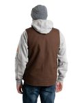 Picture of Berne  VW531 Heartland Sherpa-Lined Washed Duck V-Neck Vest