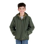 Picture of Berne  BHJ21 Youth Reversible Sherpa-Lined Hooded Jacket