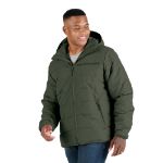 Picture of Berne  HJ26 Channel Quilt Ripstop Hooded Jacket