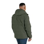 Picture of Berne  HJ26 Channel Quilt Ripstop Hooded Jacket