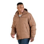 Picture of Berne  HJ26 Channel Quilt Ripstop Hooded Jacket
