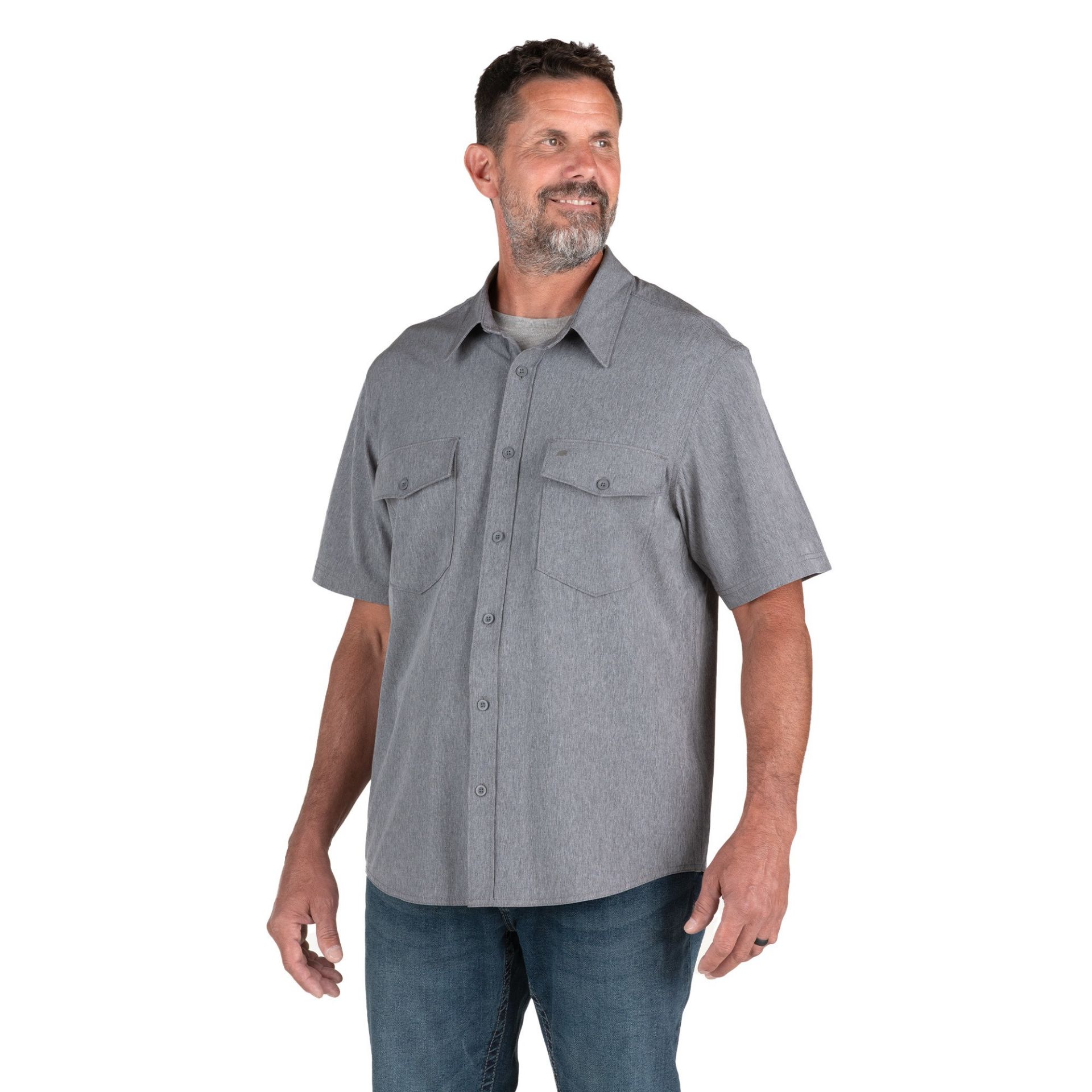 Picture of Berne  SH32 Flex UPF Button Down Short Sleeve Shirt