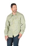 Picture of Berne  SH33 Flex UPF Button Down Plaid Long Sleeve Shirt