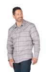 Picture of Berne  SH33 Flex UPF Button Down Plaid Long Sleeve Shirt