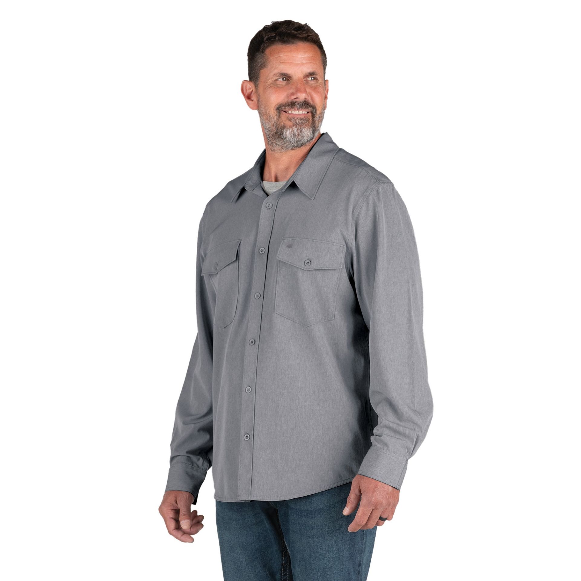 Picture of Berne  SH34 Flex UPF Button Down Long Sleeve Shirt