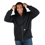 Picture of Berne  SZ107 Heritage Grid Fleece-Lined Full-Zip Hooded Sweatshirt
