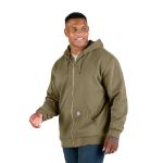 Picture of Berne  SZ107 Heritage Grid Fleece-Lined Full-Zip Hooded Sweatshirt