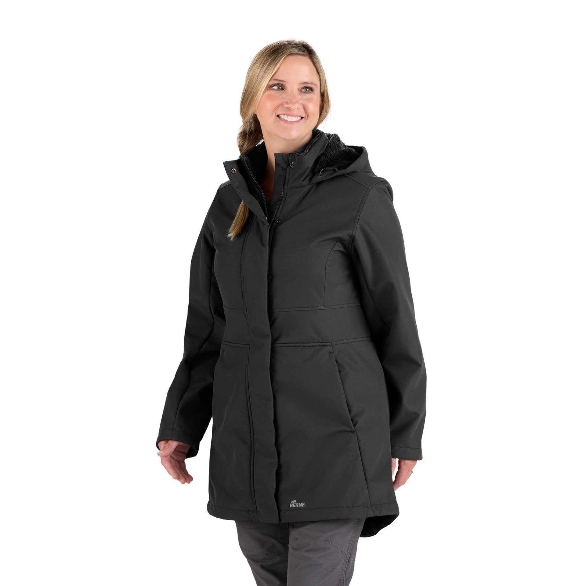 Picture of Berne  WCH23 Women's Sherpa-Lined Hooded Parka