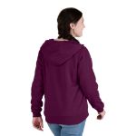 Picture of Berne  WSZ108 Women's Heritage Grid Fleece-Lined Full-Zip Hooded Sweatshirt