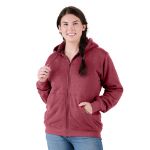 Picture of Berne  WSZ114 Women's Sherpa-Lined Full-Zip Hooded Sweatshirt