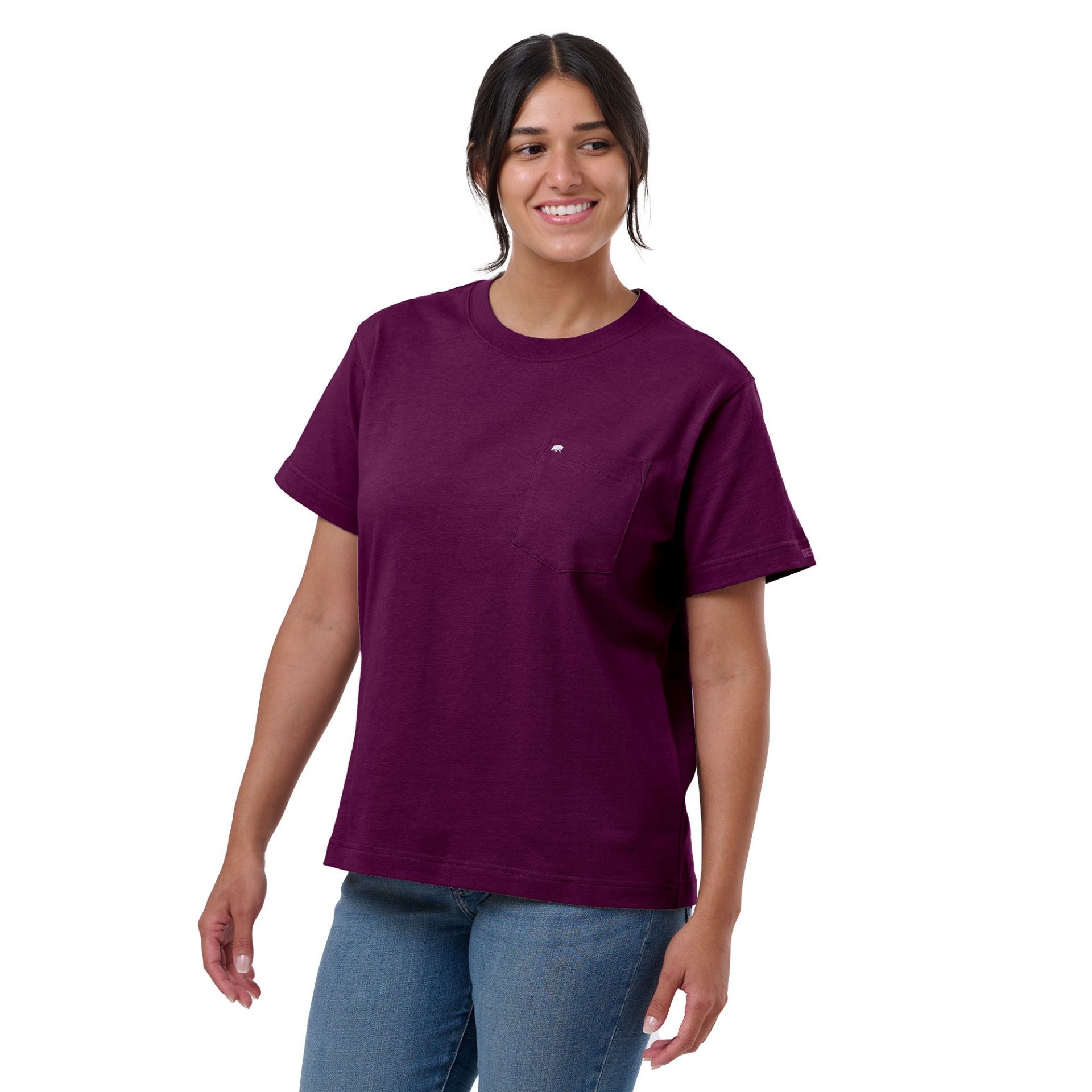 Picture of Berne  BSW71 Women's Heavyweight Pocket T-Shirt