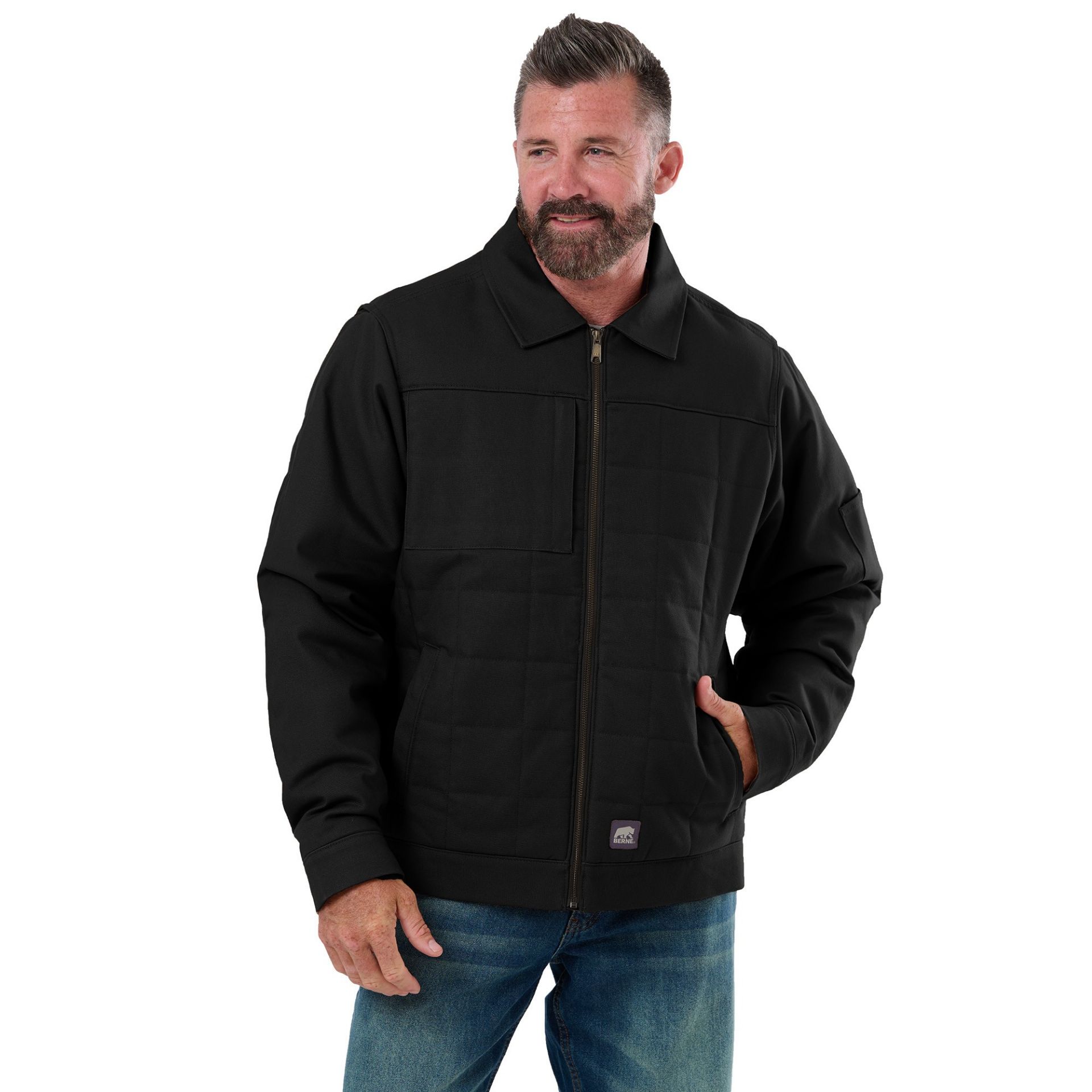 Picture of Berne  J23 Quilted Gasoline Jacket