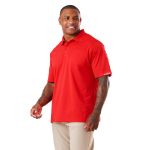 Picture of Berne  SH37 Short Sleeve Ribbed Collar Pocket Polo Shirt